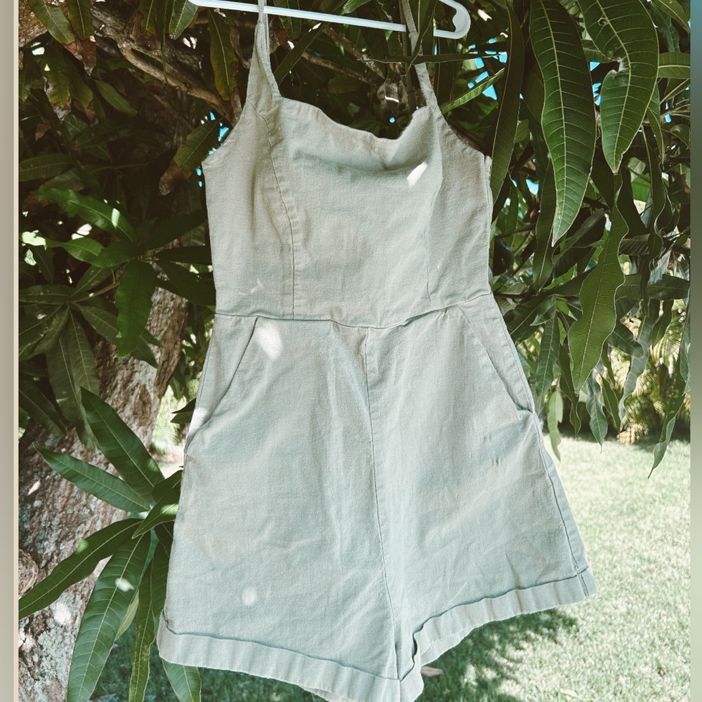 Stylish Olive Green Romper